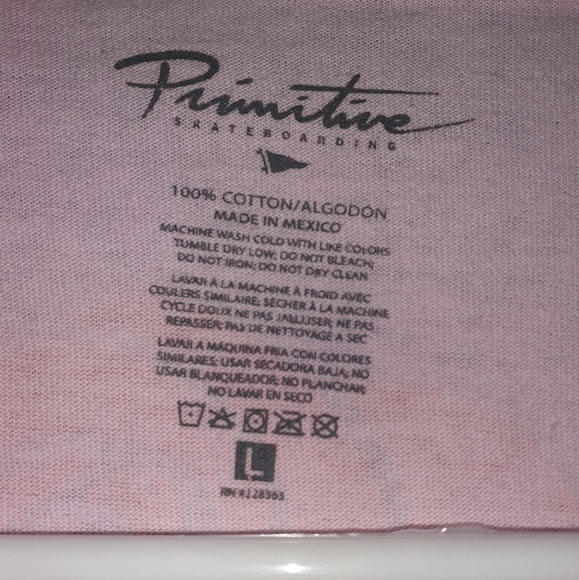Primitive Pink Rose T-Sleeve Shirt - Picture 2 of 2